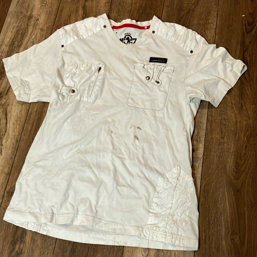 Men's White Casual Shirt